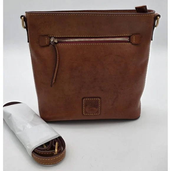 Dooney & Bourke Florentine Allison Crossbody Bag In Tan Leather #0299 - Picture 1 of 9